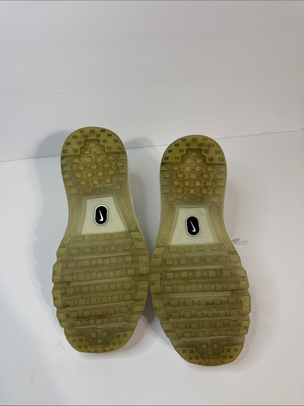 Nike Women's White Black Olive Air Max Style Running Sneakers - Picture 7 of 9